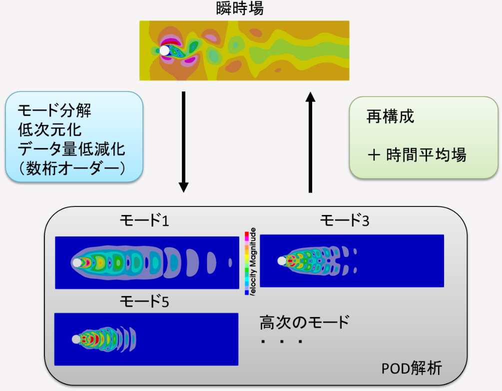 モード分解流れ場の理解の概要