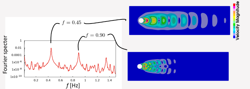 POD基底によるDMD解析