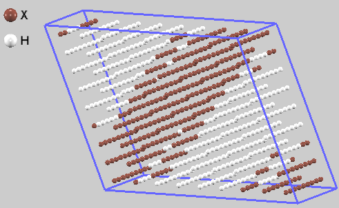Monte Carlo Snapshot showing Phase Separation