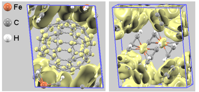 VBM and CBM partial charge density at lower scale