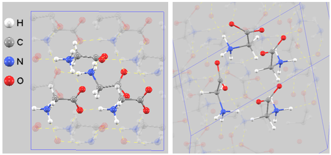 Gamma-Glycine structure