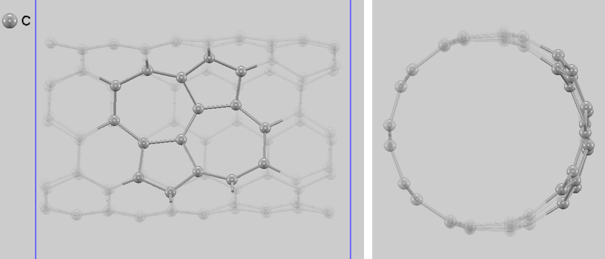 CNT(5,5) with SW defect