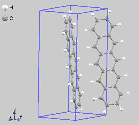Pentacene Crystal Model